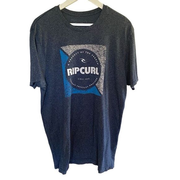 Rip Curl Custom Tailored Fit Tee Short sleeve Large blue - Picture 1 of 4